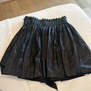 Leather skirt